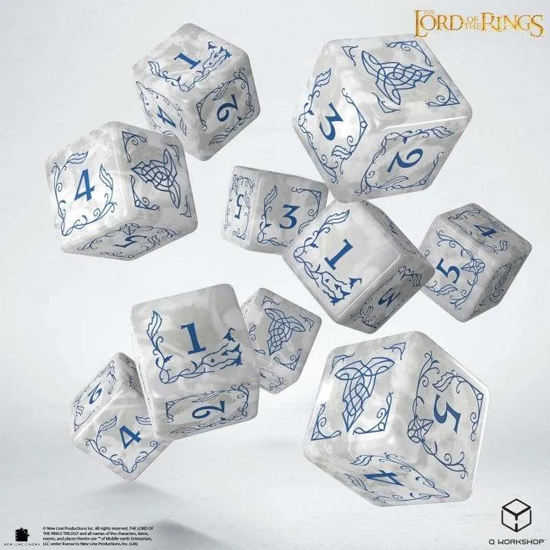 The Lord of the Rings – 10 D6-tärningar Rivendell (Stone)