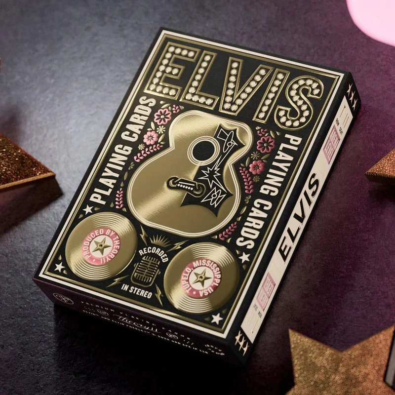 Elvis Spelkort - Premium Spelkort med Elvis Tema