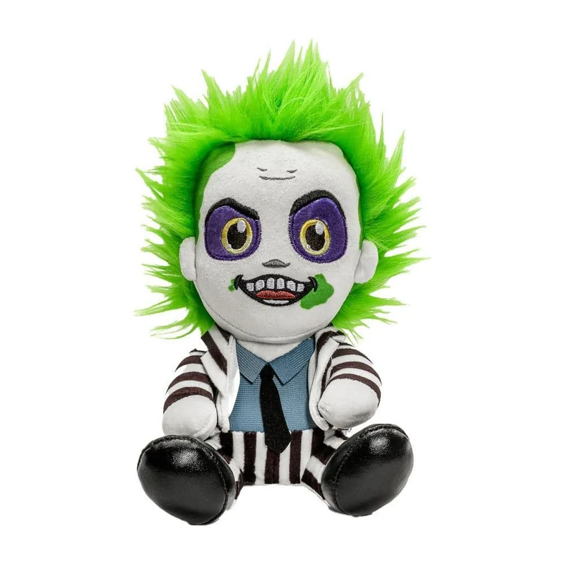 Beetlejuice Phunny Plush Figur - Sittande med Randig Outfit 18 cm