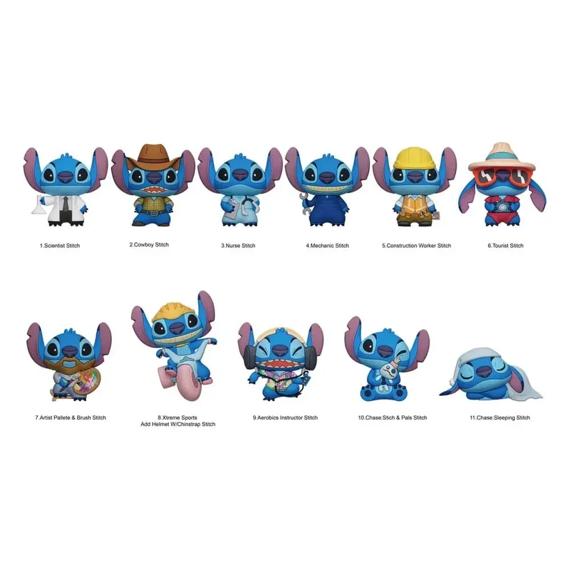 Lilo & Stitch 3D PVC Bag Clips Serie 6 Display (24)