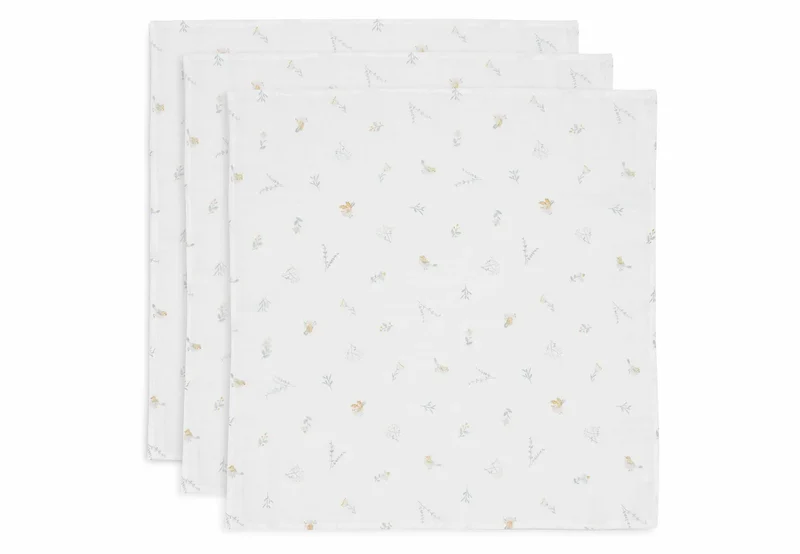 Muslinfiltar - Lovely Birds 3-pack