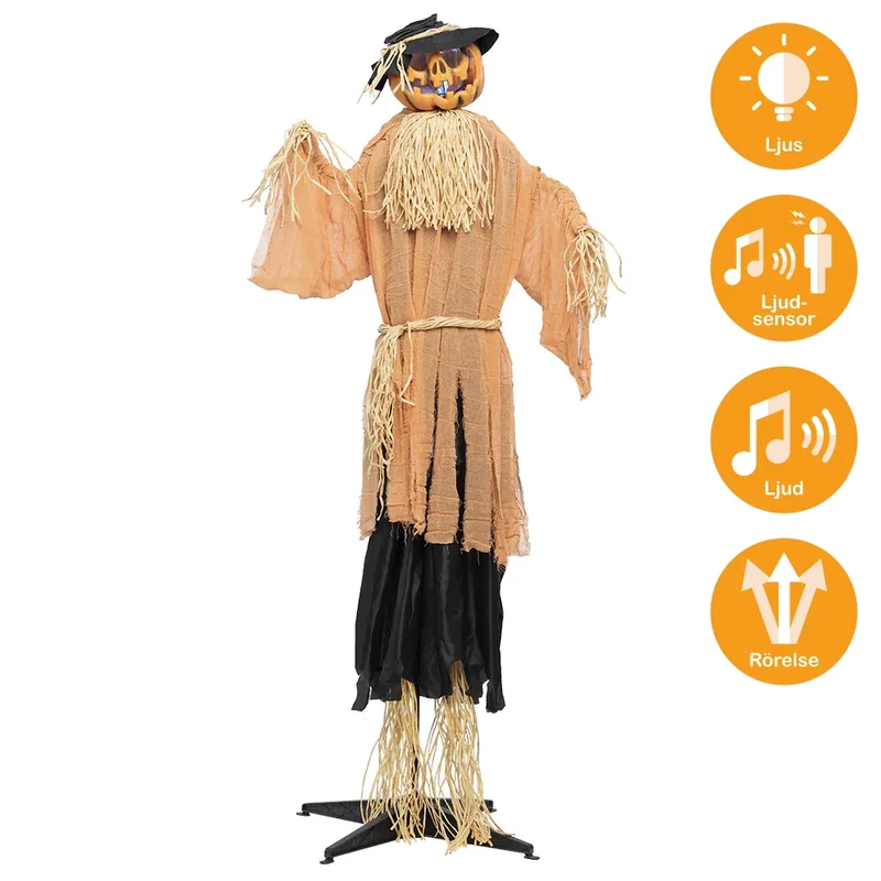 Prop animerad, evil pumpkin 190 cm