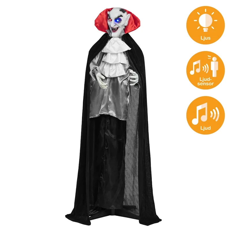 Prop animerad, laughing vampire 165 cm