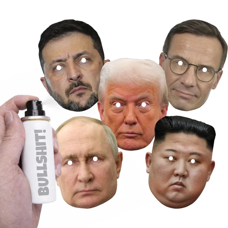Pappmasker, världsledarkit