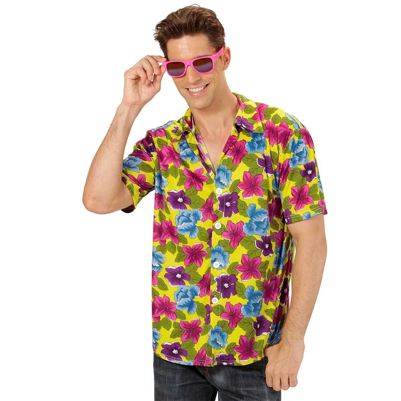 Hawaiiskjorta, blommig