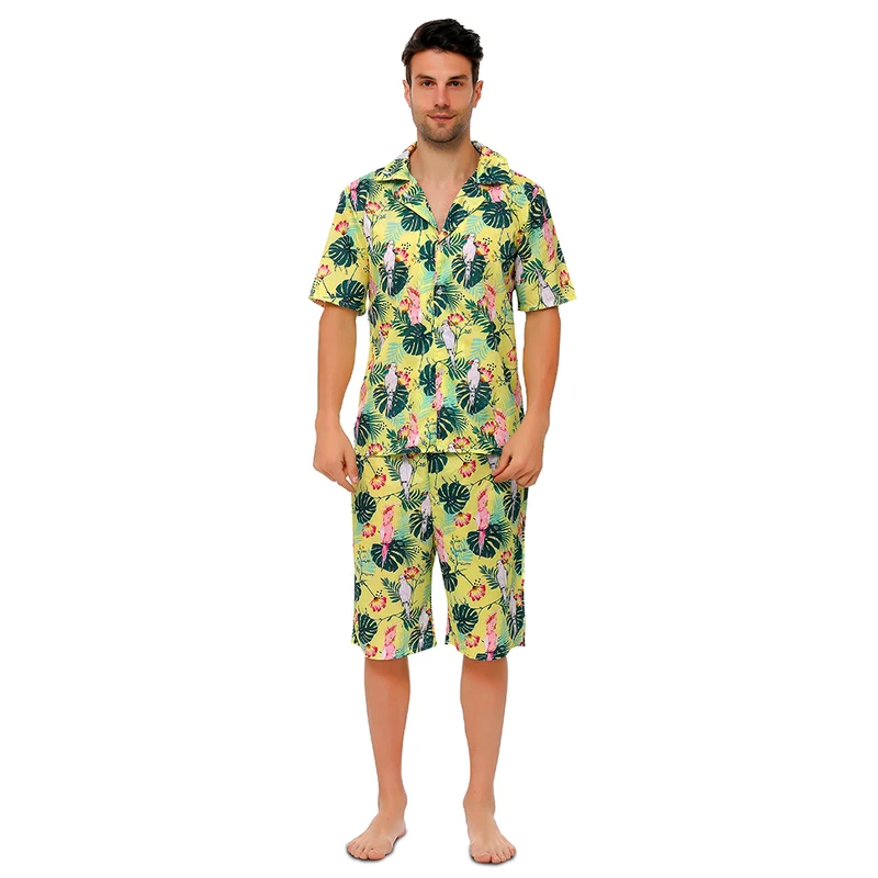 Hawaiiskjorta och shorts