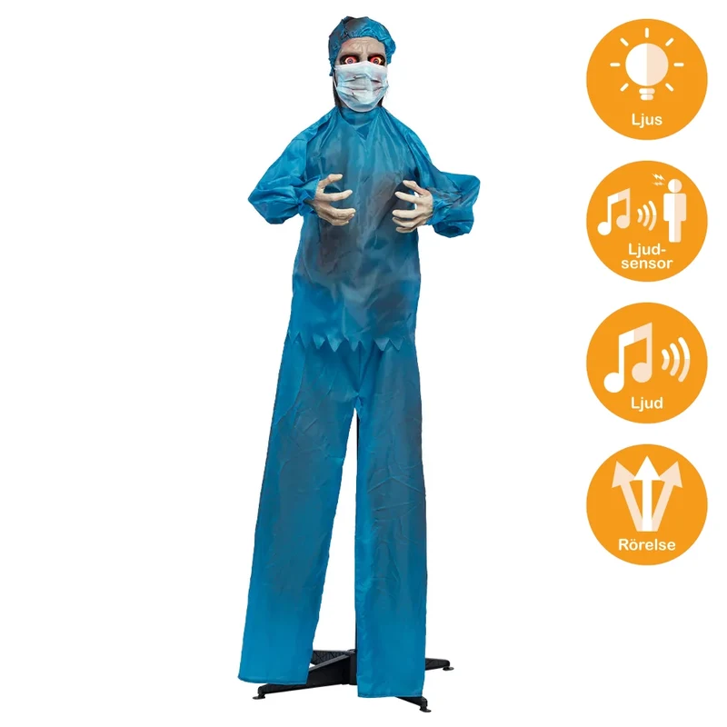 Prop animerad, scary doctor 170 cm
