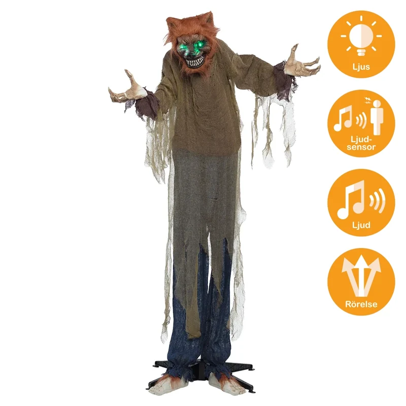 Prop animerad, wolf 160 cm