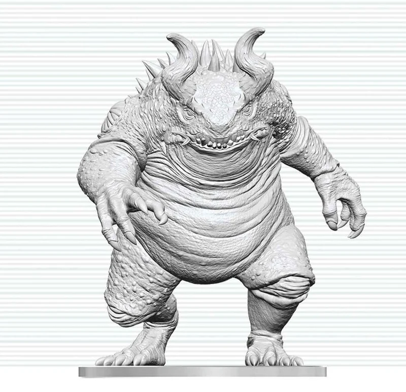 Dungeons & Dragons Nolzur's Marvelous Miniatures Omålad Hezrou-miniatyr 17 cm