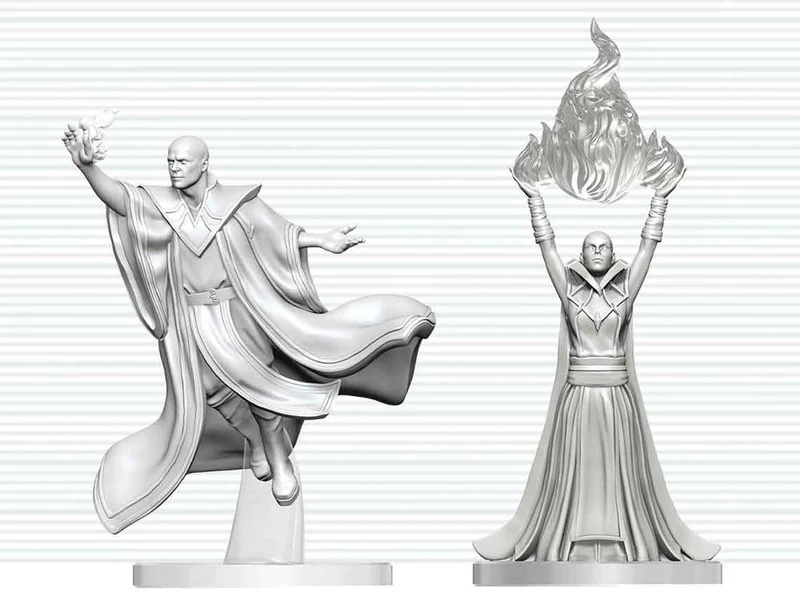 Dungeons & Dragons Nolzur's Marvelous Miniatures Omålade Red Wizard Mage & Archmage 14 cm