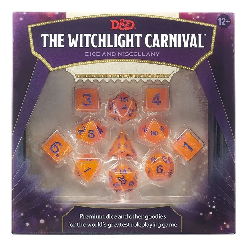 Dungeons & Dragons RPG Tärningsset Witchlight Carnival