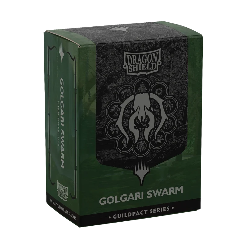 Dragon Shield - 100 Sleeves - Guildpact Series: Golgari Swarm