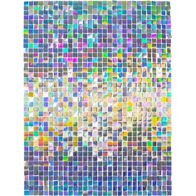 Backdrop paljettpanel, skimrande 30x30 cm 12 st