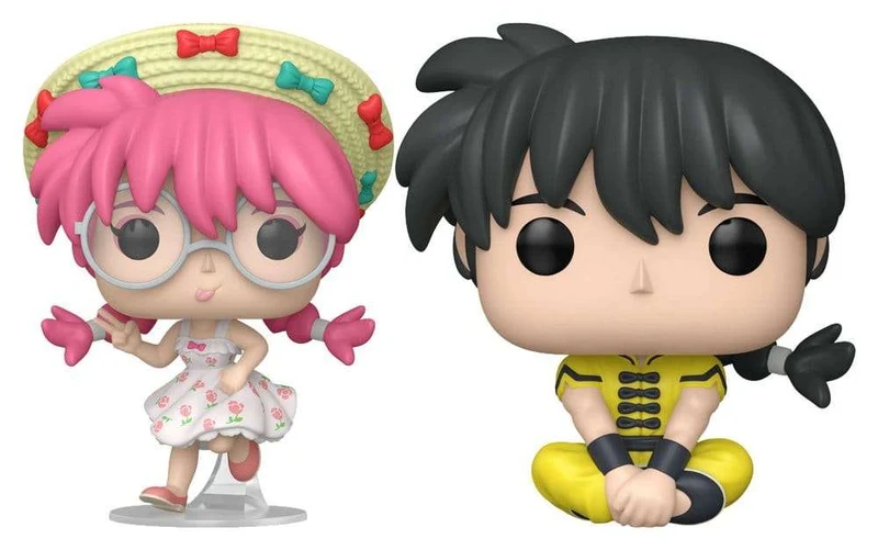 Ranma 1/2 POP! Animation Vinylfigurer Ranma med Chase 9 cm Assortment (6)