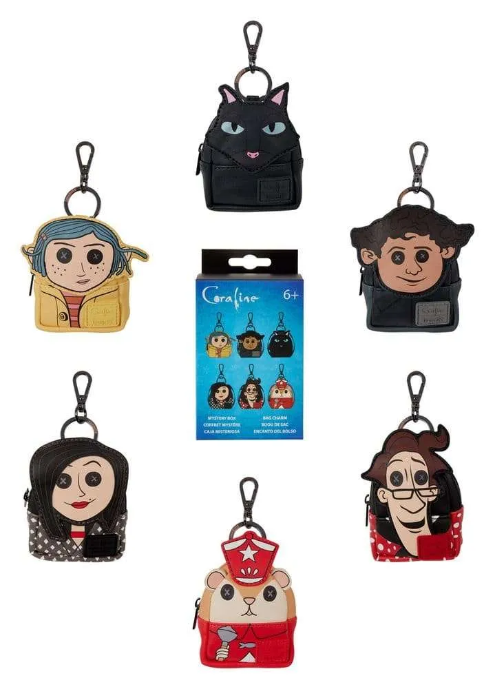 Coraline by Loungefly Bag Charm Mystery Box-display (15)