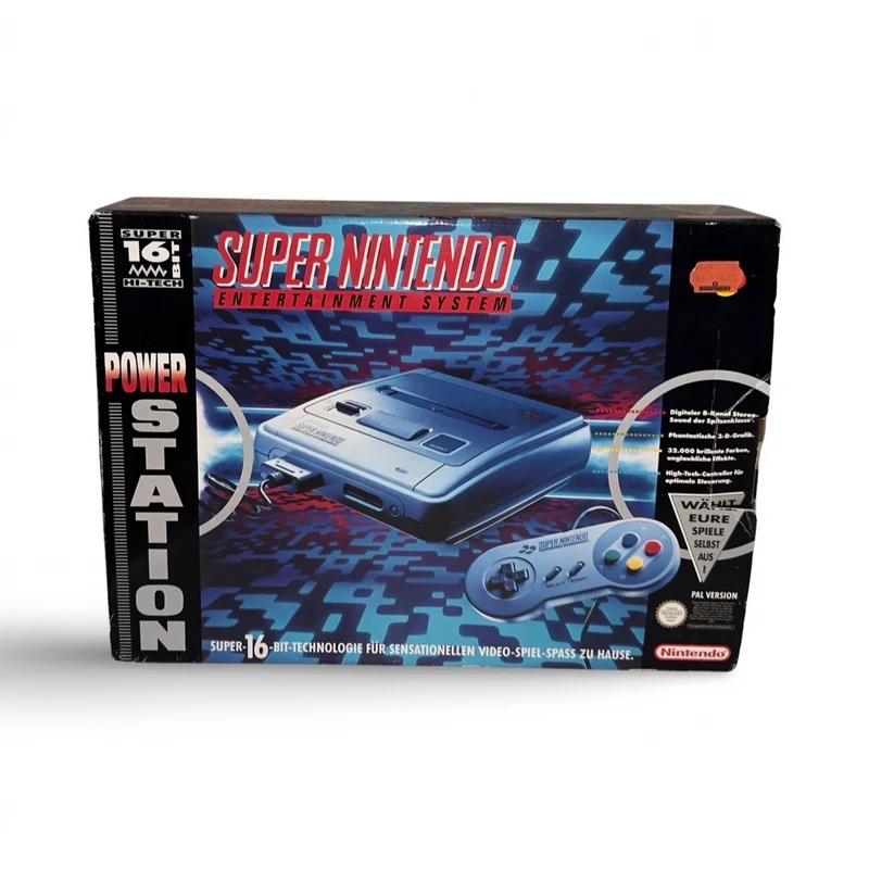 Super Nintendo SNES Konsol - Komplett (Tysk)