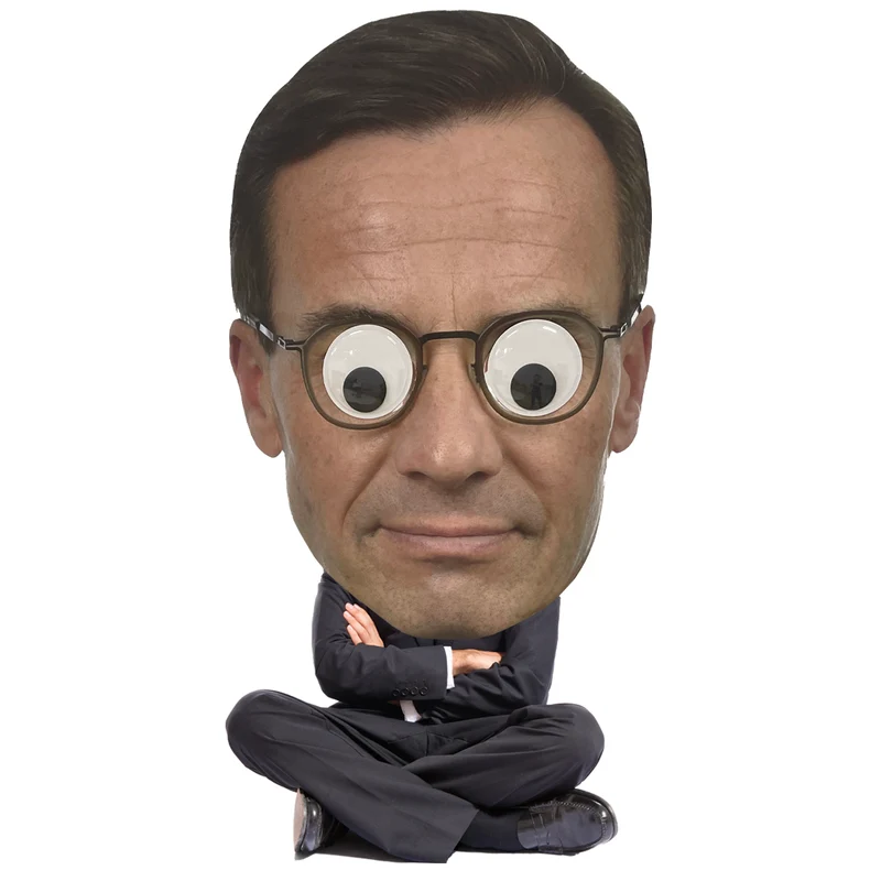 Pappmask jumbo, Ulf Kristersson