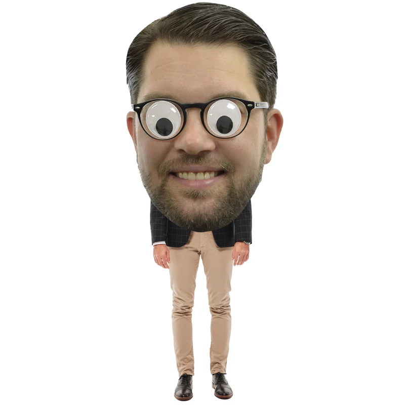 Pappmask jumbo, Jimmie Åkesson