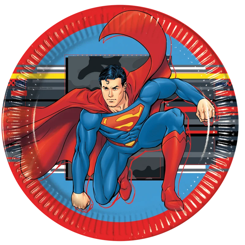 Tallrikar, Superman 23 cm 8 st