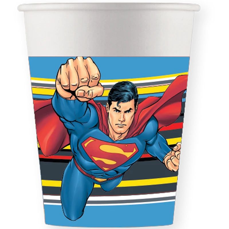 Pappersmuggar, Superman 200 ml 8 st