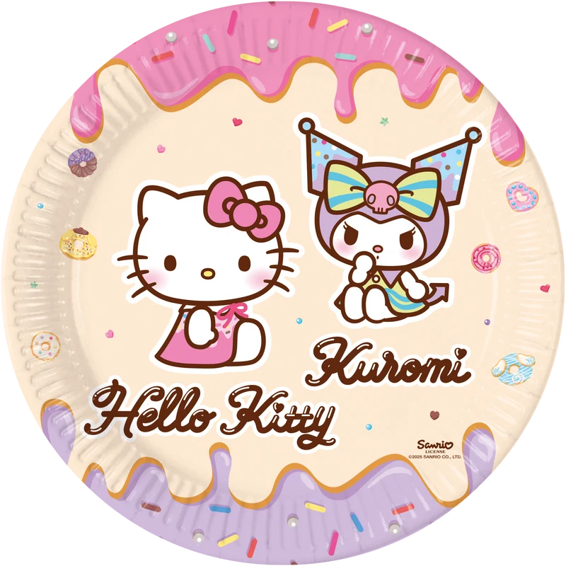Tallrikar, Hello Kitty 23 cm 8 st