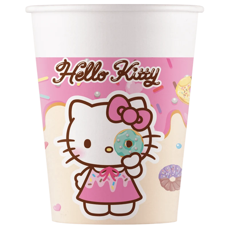 Pappersmuggar, Hello Kitty 200 ml 8 st