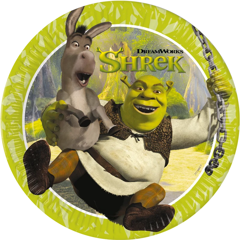 Tallrikar, Shrek 23 cm 8 st