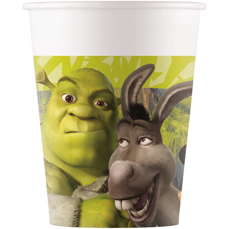 Pappersmuggar, Shrek 200 ml 8 st