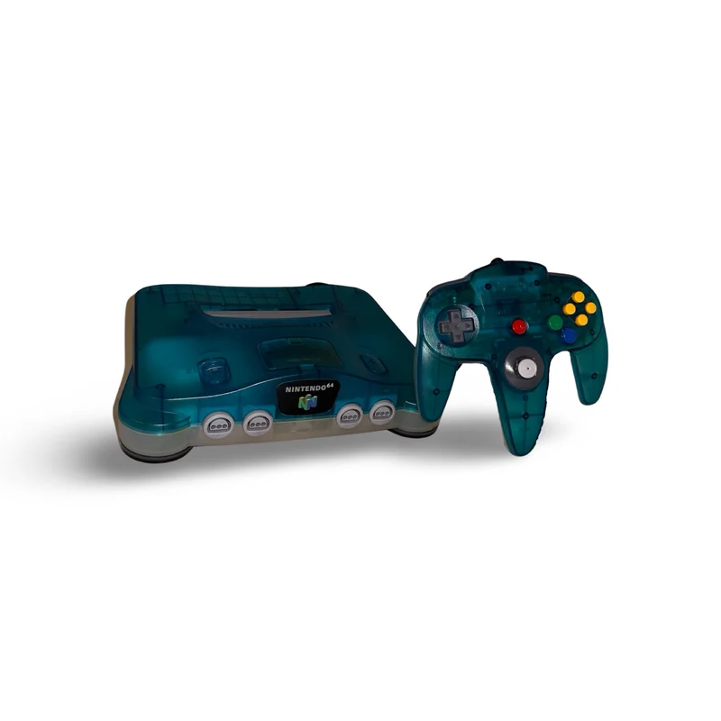 Nintendo 64 - Clear Blue / White