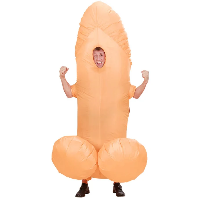 Uppblåsbar dräkt, penis