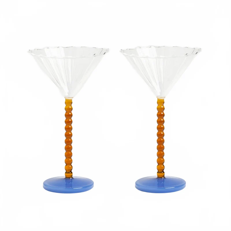 Coupeglas Perle Amber 2-pack