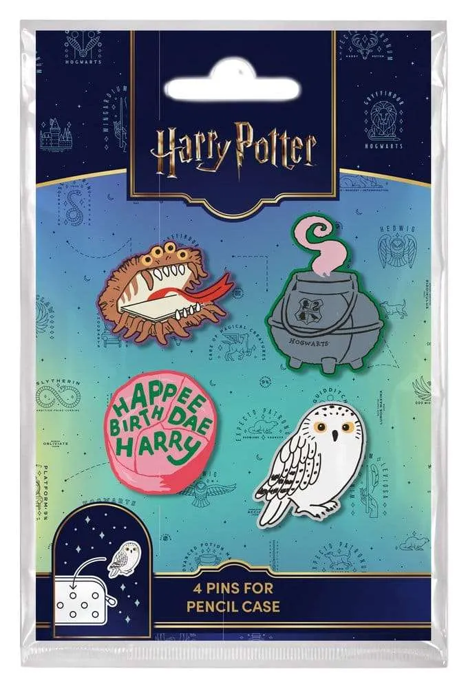 Harry Potter Pin Badges – set med 4