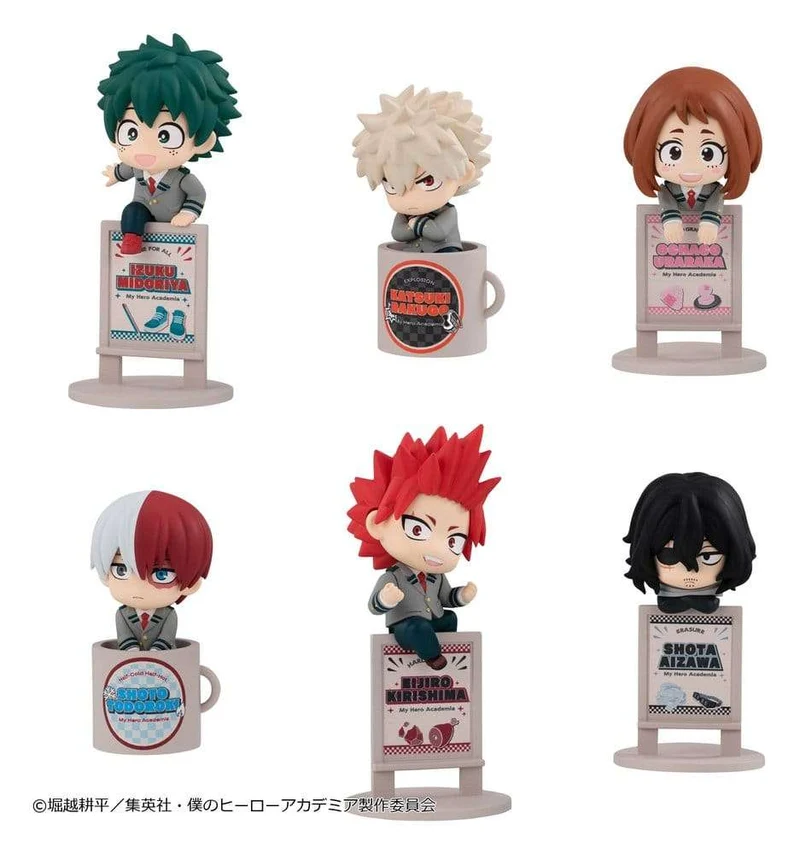 My Hero Academia Ochatomo Series A Little Break Tea Time minifigurer 4 cm Blind Box Display (6)