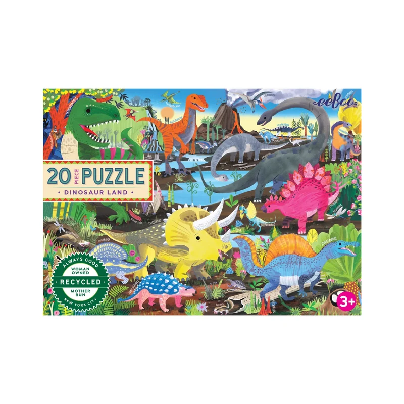 Pussel 20 bitar - Dinosaurier