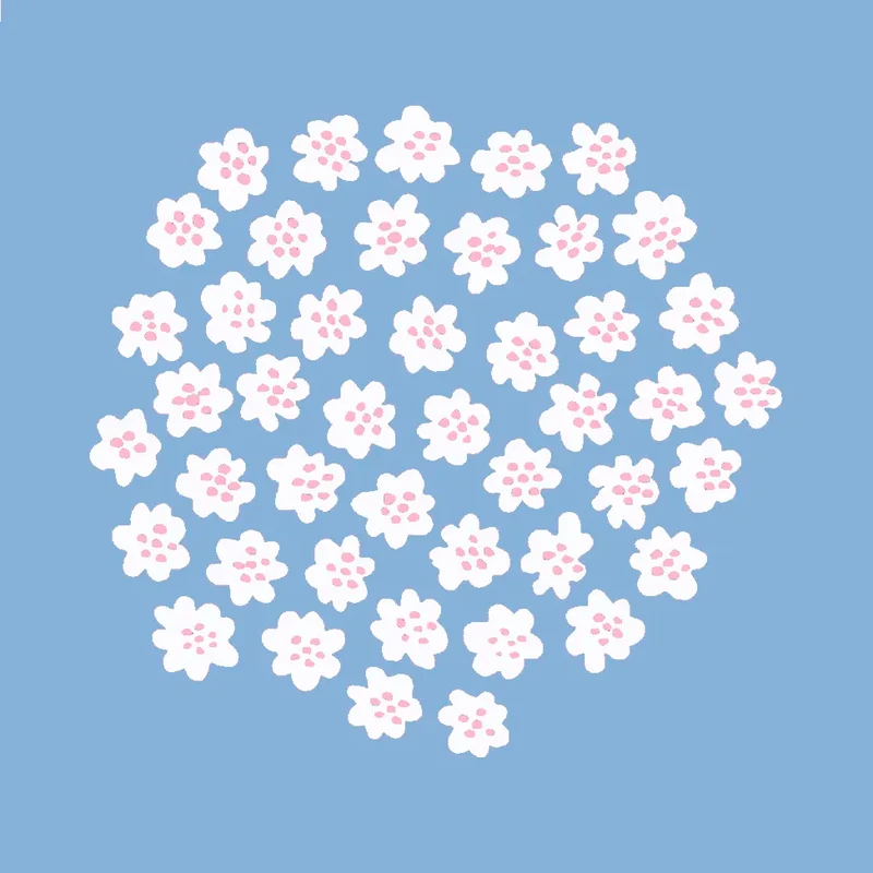 Servetter - Marimekko Puketti Light Blue