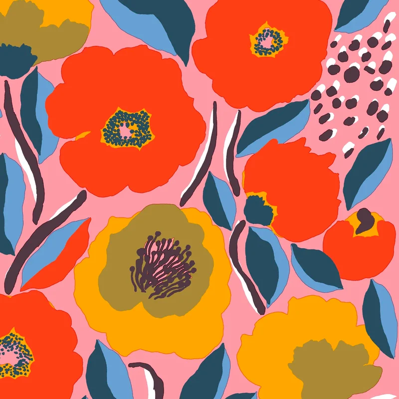 Servetter - Marimekko Rosarium Pink
