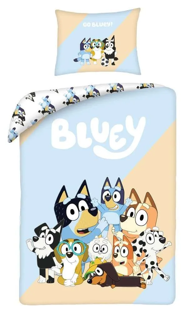Bluey påslakanset Go Bluey 160 x 200 cm / 70 x 80 cm