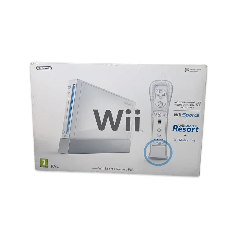 Nintendo Wii Konsol - Wii Sport + Resort Wii Pack