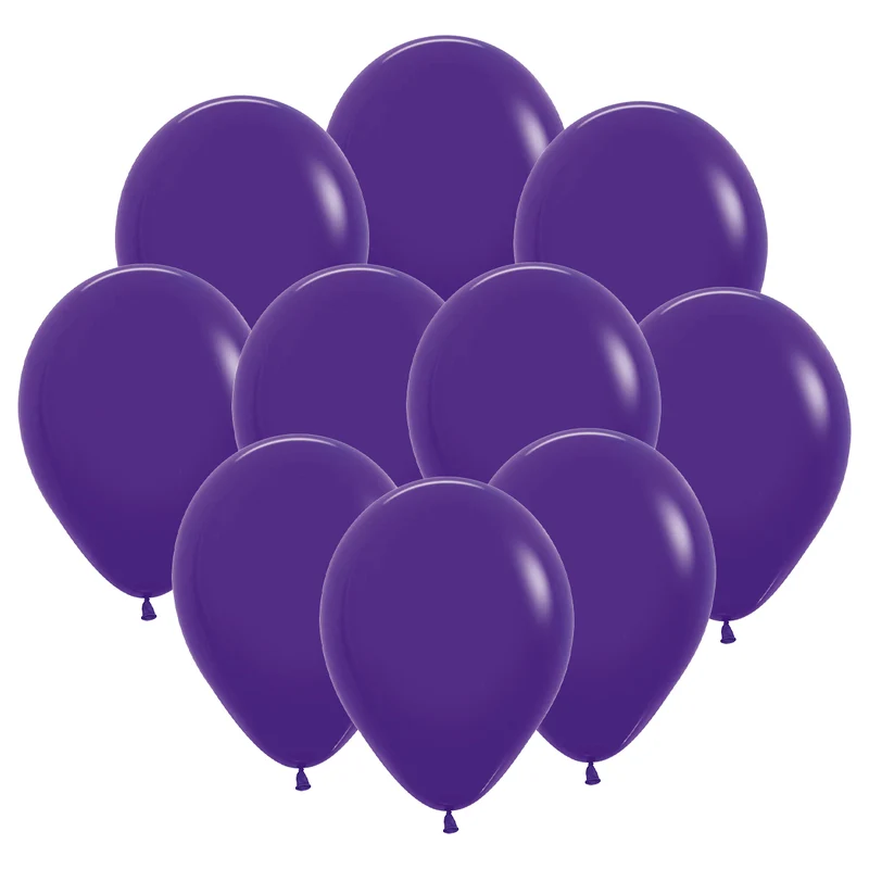 Ballonger, violett 30 cm 10 st