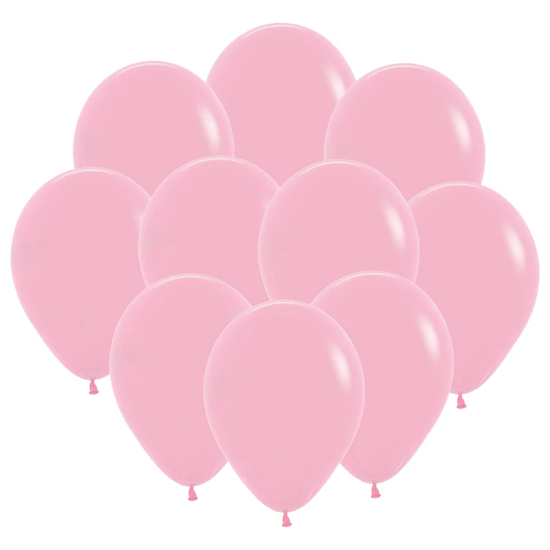 Ballonger, rosenrosa 30 cm 10 st