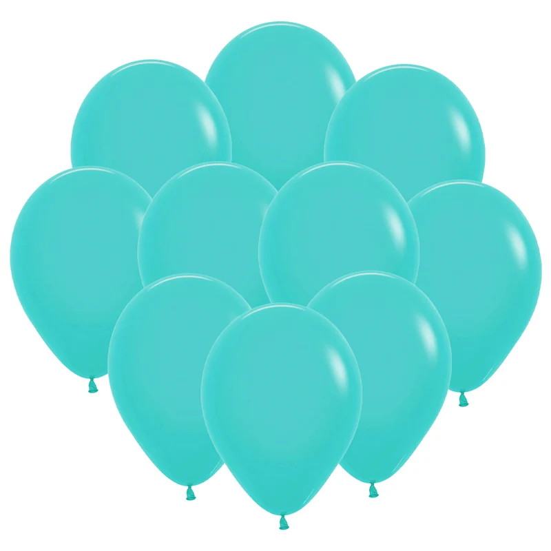 Ballonger, turkos 30 cm 10 st