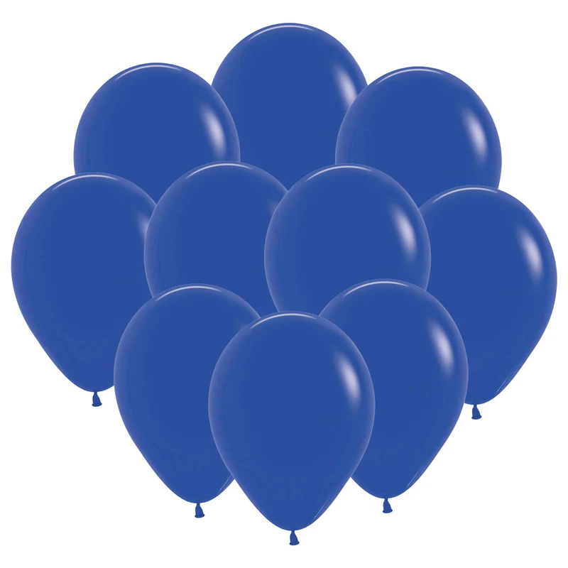 Ballonger, kungsblå 30 cm 10 st