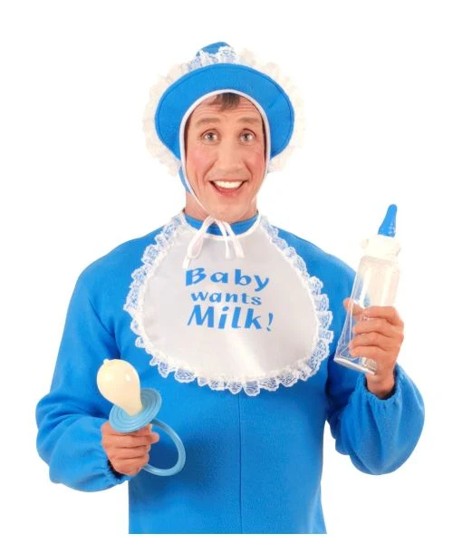 Gigantiskt napp, baby blå