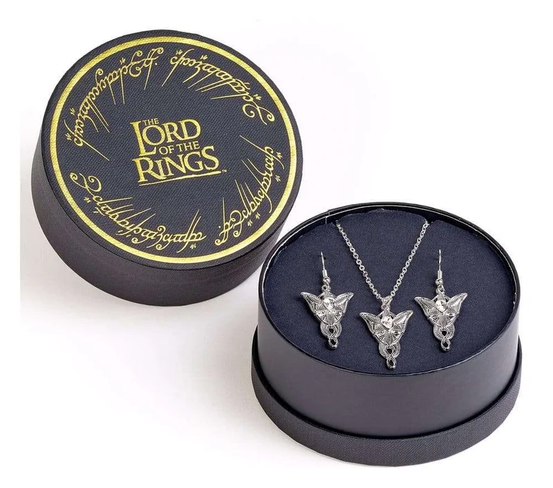 Sagan om ringen Halsband och Örhängen Presentset Evenstar