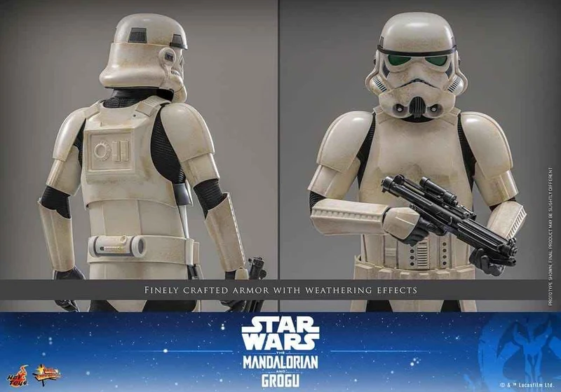 Star Wars: The Mandalorian & Grogu Mästerverk Filmfigur 1/6 Imperial Remnant Stormtrooper 30 cm