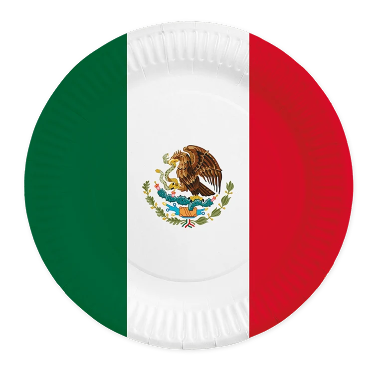 Tallrikar, Mexico 23 cm 8 st
