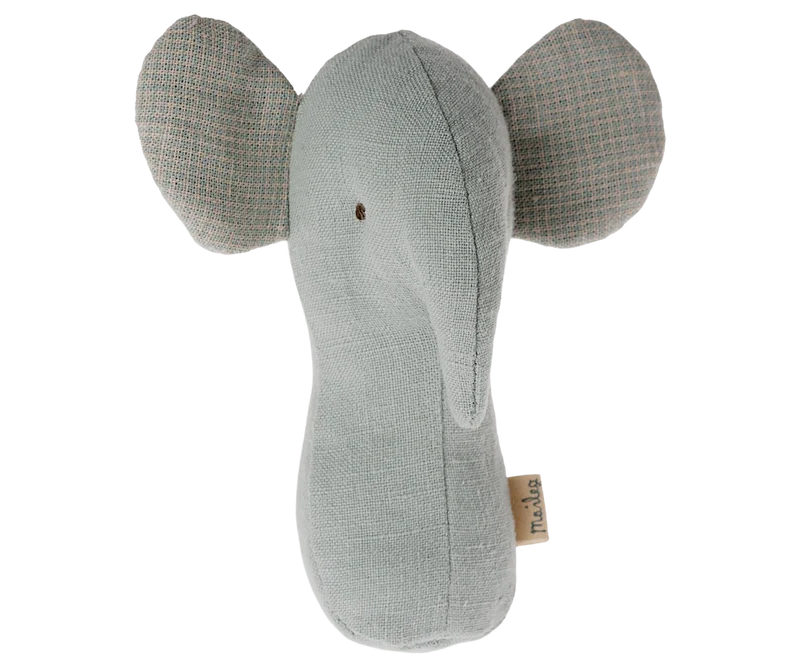 Maileg - Skallra Elefant Blå