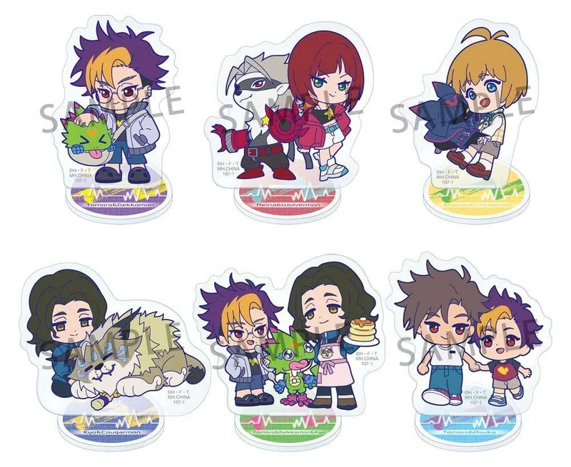 Digimon Buddycolle Acrylic Stands Beatbreak 6 cm Blind Box-display (6)