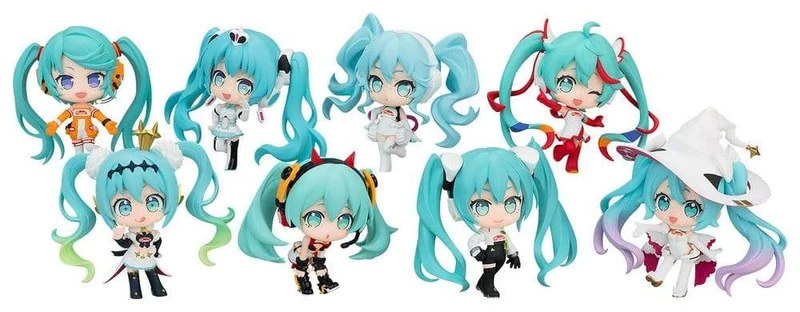 Hatsune Miku GT Project Racing Miku All Stars minifigurer Vol. 1 8 cm Blind Box-assortiment (8)