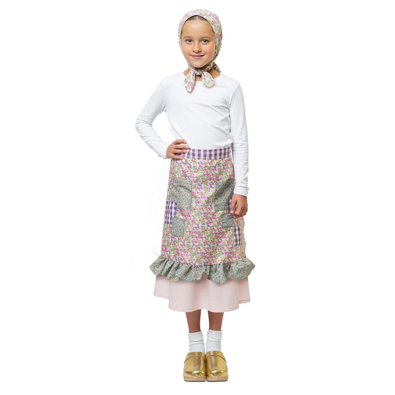 Förkläde och scarf, barn